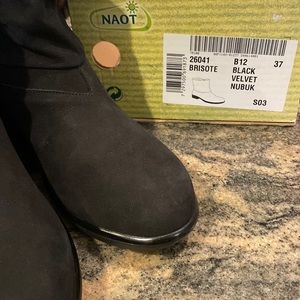 NAOT Italian Nubuck Booties. Brand New